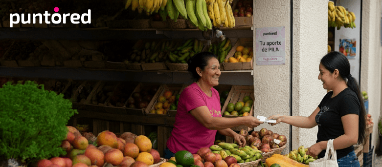 Persona realizando el proceso para pagar aportes PILA en línea de manera sencilla