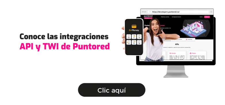 Soluciones de finanzas embebidas de Puntored en servicios digitales