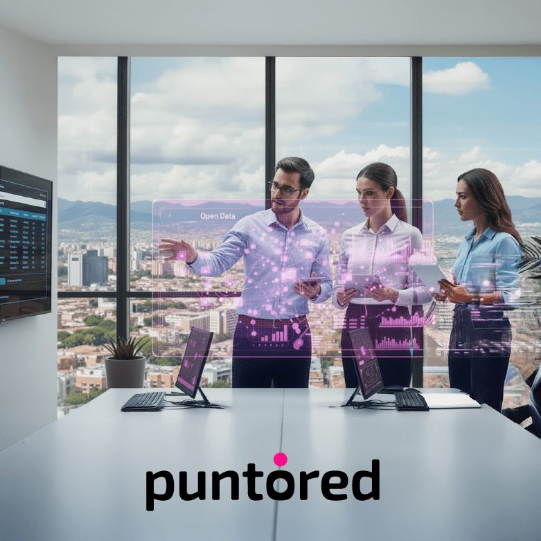 Gráfico sobre el Open Data en Colombia y su relación con el Plan Nacional de Desarrollo