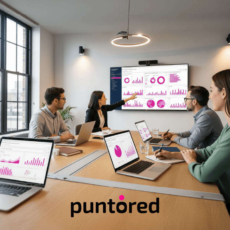 Gráfico que representa integración de datos en el retail para optimizar decisiones